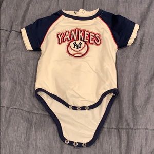 New York Yankees onesie